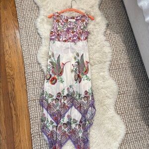 Anthropologie Multicolor Asymmetrical Dress